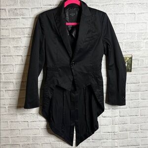 Black Peace Now blazer jacket tailcoat